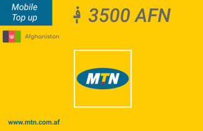 Recharge MTN Afghanistan 3 500 AFN