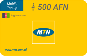 Recharge MTN Afghanistan 500 AFN