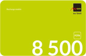 Recharge 8500 Fcfa