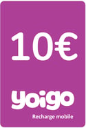 Aufladen Yoigo Spanien € 10,00