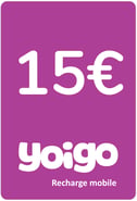 Aufladen Yoigo Spanien € 15,00