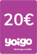 Aufladen Yoigo Spanien € 20,00