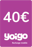 Aufladen Yoigo Spanien € 40,00