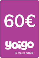 Aufladen Yoigo Spanien € 60,00