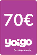 Aufladen Yoigo Spanien € 70,00