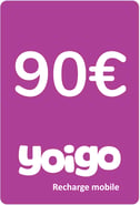 Aufladen Yoigo Spanien € 90,00