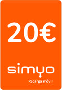 Top up Simyo Spain €20.00