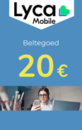 Aufladen Lycamobile Niederlande € 20,00