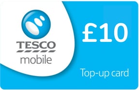 Aufladen Tesco Mobile Vereinigtes Königreich 10,00 £