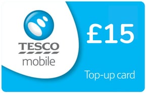 Aufladen Tesco Mobile Vereinigtes Königreich 15,00 £