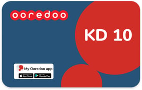 Recharge Ooredoo Koweit 10 KD