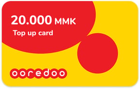 Recharge Ooredoo Myanmar 20 000 MMK