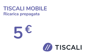 Aufladen Tiscali Italien € 5,00
