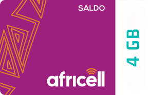 Recharge Internet Africell Gambie 4Go