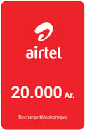 Recharge Airtel 20000 Ar.
