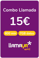 Top up Bundle Llamaya Spain €15.00