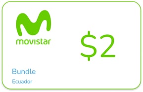 Aufladen Bundle Movistar Ecuador $ 2,00