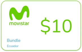 Aufladen Bundle Movistar Ecuador $ 10,00