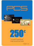 Top up PCS France €250.00