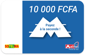 Top up Malitel Mali F CFA 10,000