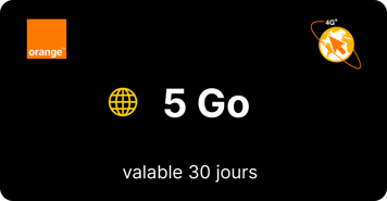 Recharge Internet Orange Maroc 5Go