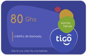 Top up Tigo Ghana GHS 80.00