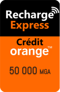 Recharge Orange Madagascar 50 000 MGA