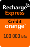 Recharge Orange Madagascar 100 000 MGA