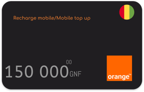 Recharge Orange Guinée 150 000 GNF