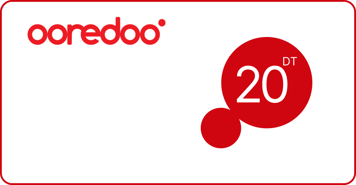 Ooredoo Tunisia top-up 20 TND