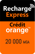 Recharge Orange Madagascar 20 000 MGA