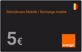 Recharge Orange Roumanie 5,00 €