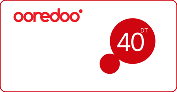 Ooredoo Tunisia top-up 40 TND
