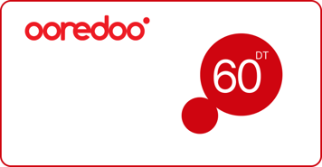 Ooredoo Tunisia top-up 60 TND