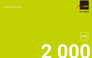 Recharge 2000 Fcfa