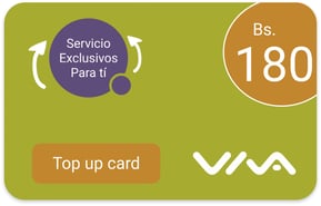 Recarga Viva 180 Bs