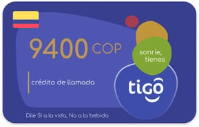 Recharge Tigo 9400 COP