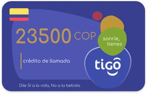 Recharge Tigo 23 500 COP