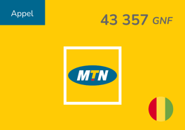 Recharge MTN Guinée 46 599 GNF