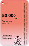 Top up Three Indonesia 50 000 RP