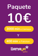 Top up Bundle Llamaya Spain €10.00