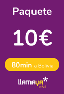 Top up Bundle Llamaya Spain €10.00