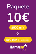 Top up Bundle Llamaya Spain €10.00