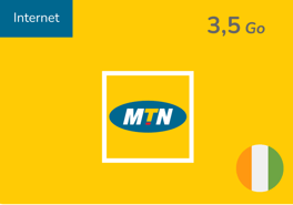 Recharge Internet MTN Côte d'Ivoire 3,5Go