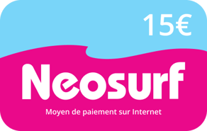 Recharge Neosurf France 15,00 €
