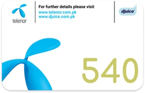 Recharge Telenor 540 PYG