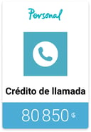 Recharge Personal 80 850 PYG