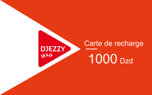 Recharge Djezzy Algérie 1 000,00 DZD