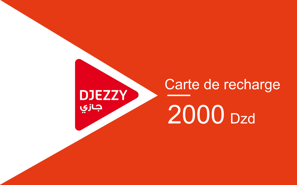 Recharge Djezzy Algérie 2 000,00 DZD