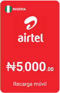 Recharge Internet Airtel Nigéria 20 Go